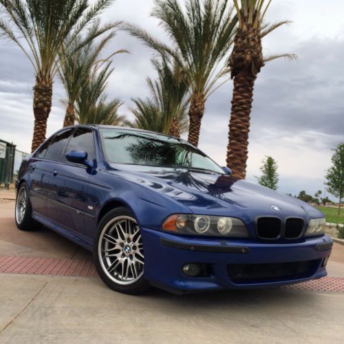 2002 bmw m5 lemans blue e39 400hp v8 - well maintained - fully loaded - flawless