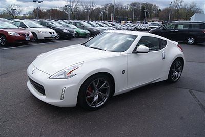 2013 370z touring coupe with sport pkg, white/black, automatic, 16571 miles