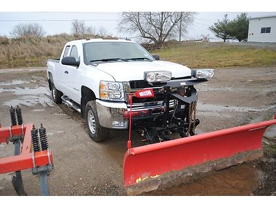 2008 chevy silverado 2500 hd 4x4 towing package western plow bed liner automatic