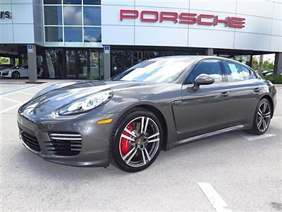 Preowned 2014 porsche panamera turbo 3500 miles highly optioned 239-225-7601
