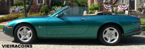 1997 jaguar xk8   4 litre v8  convertible   -   with only: 19,000 miles  - green