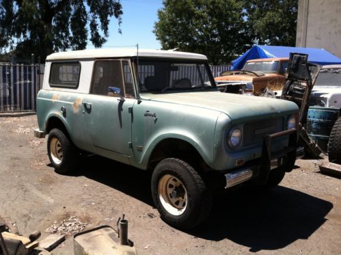 1968 scout, 266ci v8, 4 speed, posi front &amp; rear, 101,000 original miles