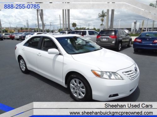2008 toyota camry xle 1 owner fla sedan low miles nav leather roof automatic