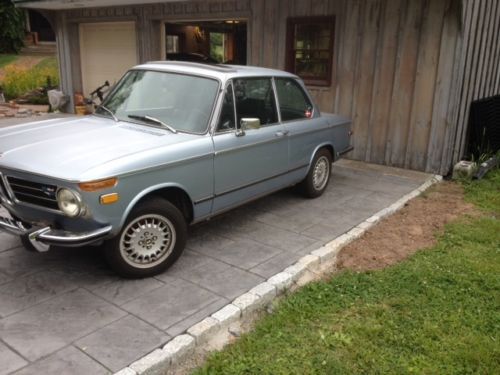 1973 e10 bmw 2002 rust free sunroof car !! very hard to find ! fjord blue