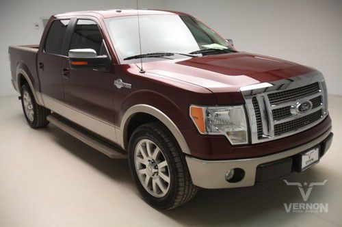 2009 king ranch crew 2wd leather heated trailer hitch v8 we finance 65k miles