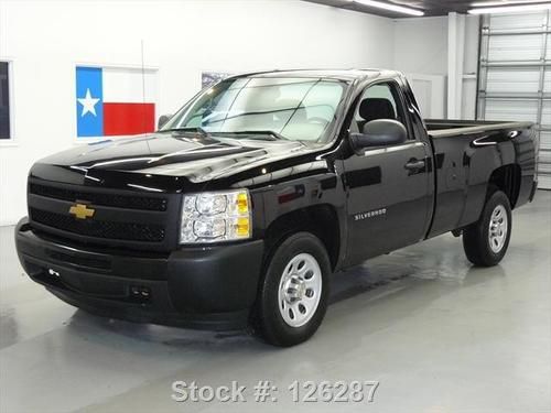 2012 chevy silverado reg cab long bed bedliner only 24k texas direct auto