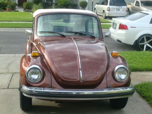 Classic, volkswagen, beetle, convertible, champaign edition