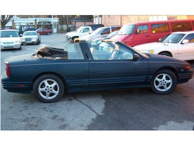 Green tan leather convertible abs traction control cd