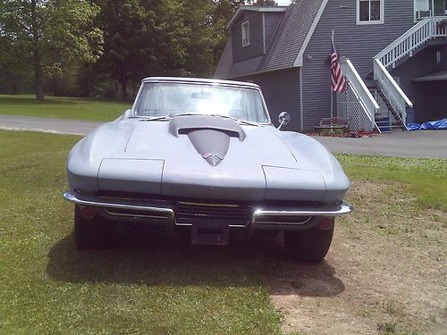 1965 corvette convertible both tops side exaust
