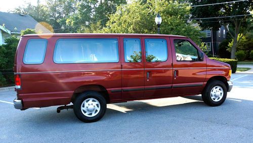 1997 ford e350 club wagon 6.8l v10 very nice clean clean low miles 14 passenger