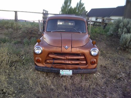 1954 dodge power wagon with flatbed, 1ton rearend, 318 engine,3 speed,job rated