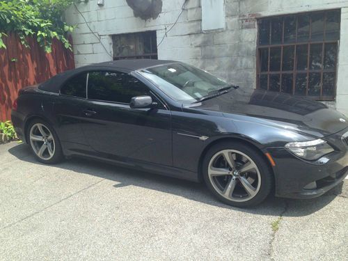 2008 bmw 650i convertible, cpo warranty, fully loaded, heads up display, logic 7