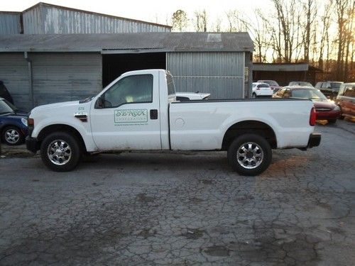 2008 ford f-250 137 diesel work truck! bank repo!absolute auction!no reserve!