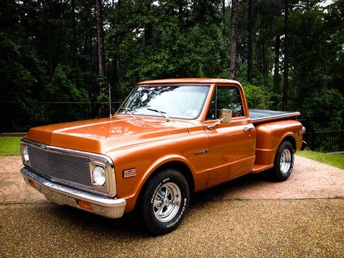 1972 chevrolet c/10  step side short bed pickup truck chevy c10 c-10 383 gmc