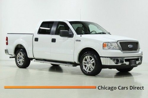 06 f150 lariat crew cab heated leather running boards park sensor one owner