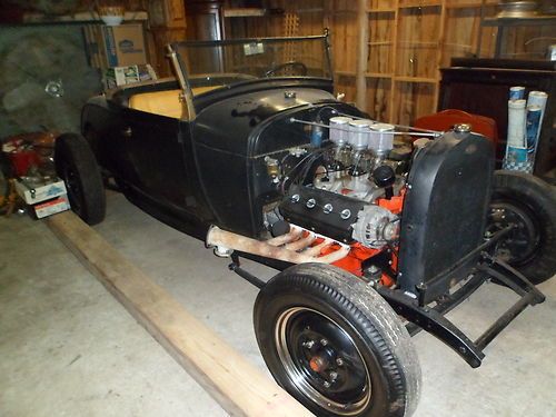 1929 ford model a roadster period hot rod