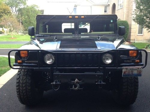 1998 hummer h1, soft/open top, leather interior, central inflation, seats 6!