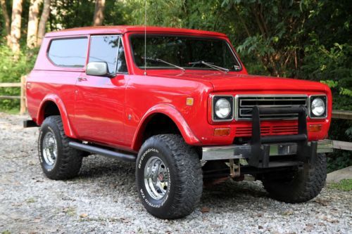 Highly optioned 1979 scout - sharp driver. v8, auto, a/c, power brakes, 4x4