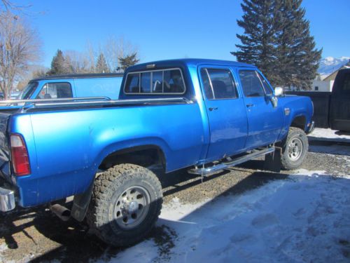 Blue, 200 cummins turbo diesel power ram, 4x4, 4 door, 5 speed manual,good tires