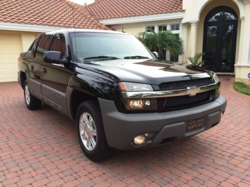 2002 chevrolet avalanche 1500 2wd z66 1 owner, low miles, great colors, leather