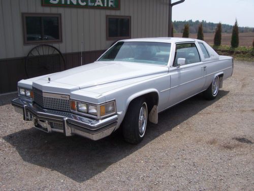 1978 cadillac coupe deville 2 door 7.0 liter engine classic no reserve