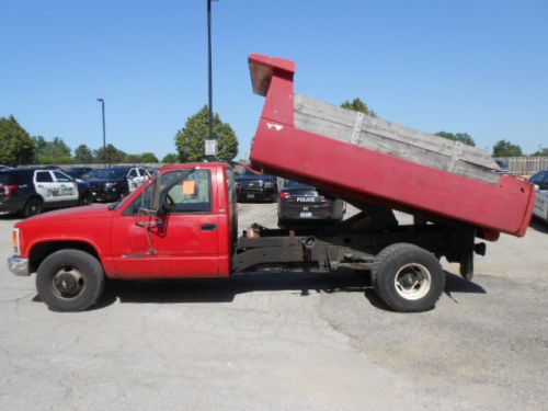 1993 chevrolet  c3500 5.7l  dump truck  **police auction - no reserve**