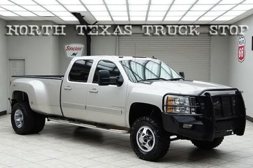 2008 chevy 3500hd diesel 4x4 dually ltz heated leather bose lifted texas truck
