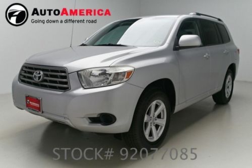 2009 toyota highlander 64k low miles leather 3rd row clean carfax