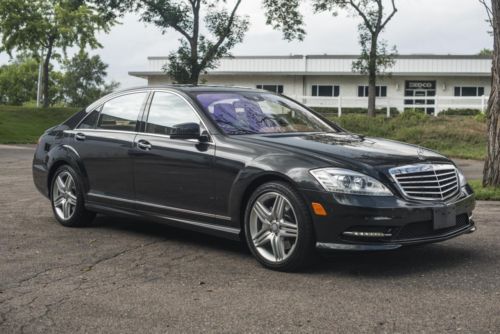 2013 mercedes benz s550 4matic low miles amg sport, panoramic roof $107,180 msrp