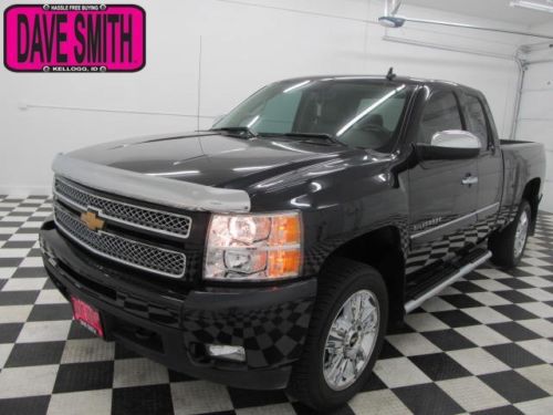 13 chevy silverado 4x4 extended cab heated leather seats auto bed liner