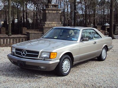 1991 mercedes 560sec coupe - runs/drives great - mechanically great  - no rust!!