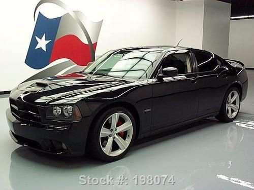 2008 dodge charger srt-8 hemi htd leather sunroof 27k! texas direct auto