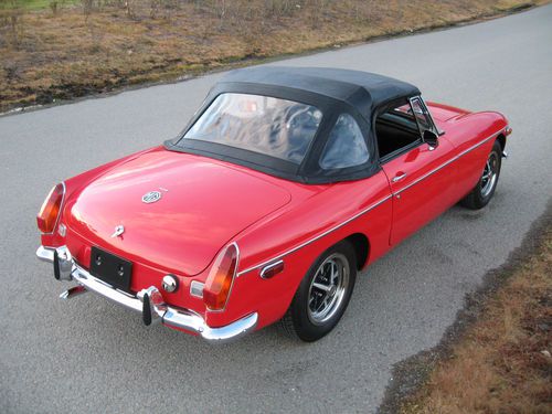 Awesome 1971 red mgb tr6 spitfire sprite clean rebuilt straight runs great!