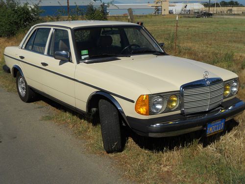 1985 mercedes 300 d pristine and low miles rust free cali car turbo diesel (bio)