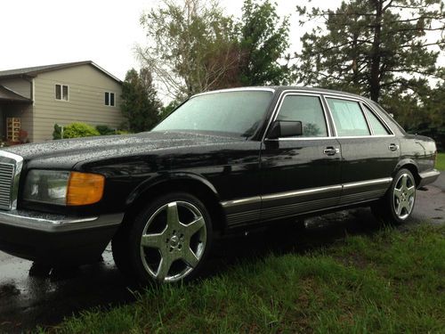 Garage kept 1985 mercedes benz 500sel classic with two sets of mercedes wheels
