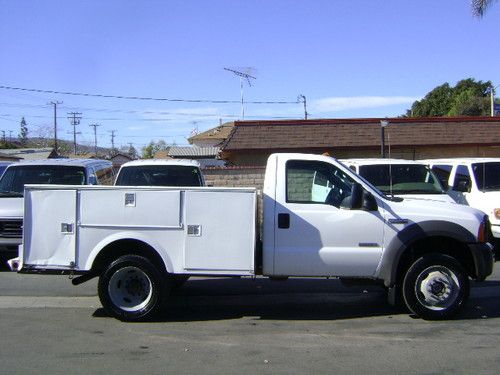 2005 ford f450 utility truck service body 4x4 4wd dually powerstroke diesel