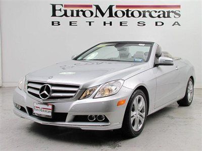 Mb certified cpo silver convertible navigation 12 leather amg cabriolet used md