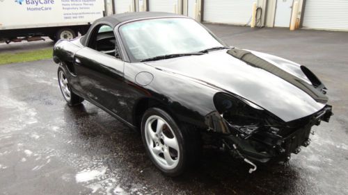 2001 porsche boxster s  rolling chassis project clear fl title only 66,171 miles