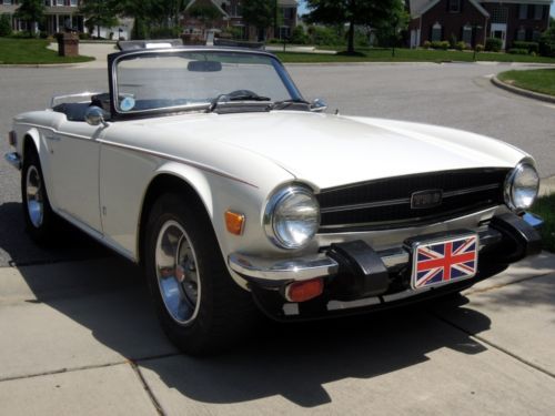 1974 triumph tr6 roadster with tuned / rebuilt engine