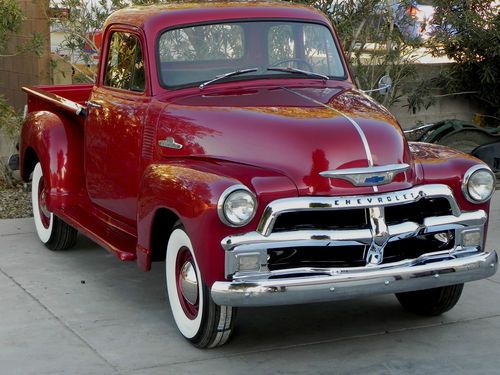 1954 chevy 3100 v8 shortbed 5 window pickup truck 1949 1950 1951 1952 1953