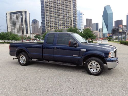 1 owner tx 06 ford f250 xlt diesel 2wd extcab long bed clean drives&amp;works great