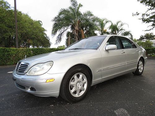 Nice, low mileage 2001 s500 with cd changer, heated seats, 1 owner florida car