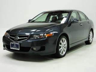 2006 acura tsx 4dr sedan leather sunroof 6cd heated seats one owner loaded!