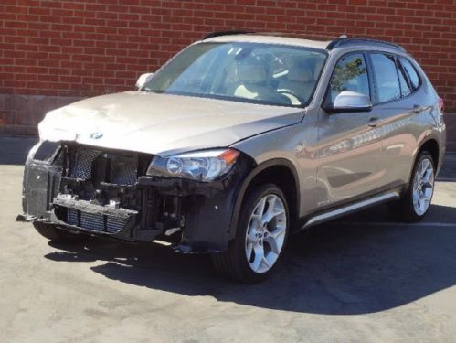 2013 bmw x1 s-drive 28i damaged salvage runs! low miles economical loaded