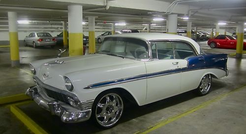1956 chevy belair no post!