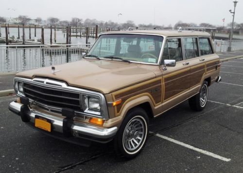 1989 jeep grand wagoneer wagonmaster with low mileage, no rust, florida car