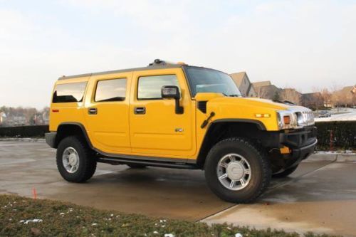 2003 hummer, yellow, used,