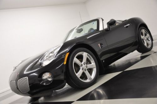 Very clean 2006 solstice convertible leather black low miles 07 08 for sale
