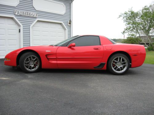 Z06 red and ready one of the fastest production cars ever made