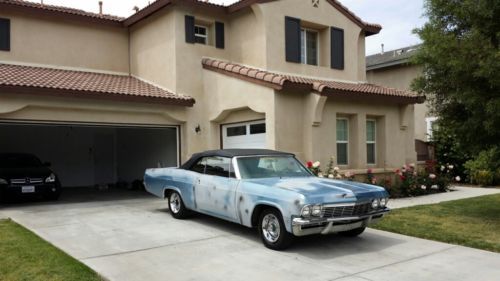 1965 chevy impala super sport convertible
